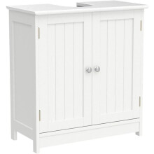 Under Sink White Bathroom Cabinet Basin Storage Cupboard Unit Rack