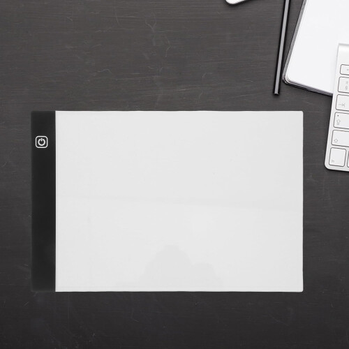 Copy Table LED Light Board - A4 Drawing Tablet with Adjustable Brightness for Artists, Thin Light Pad for Tracing 2