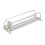 (A, White) Drink Organizer Refrigerator Beverage Storage Box with Automatic Pusher Glide Adjustable Arc-Shaped 1