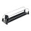 (A, Black) Drink Organizer Refrigerator Beverage Storage Box with Automatic Pusher Glide Adjustable Arc-Shaped 1