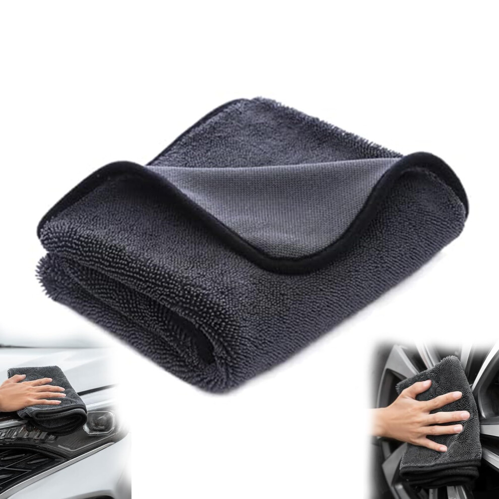 Ultra-Wipes Dry Cloth 40X40cm, Super Absorbent Microfiber Shower & Car Drying Towel, Gray 6447073107313