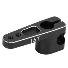 Aluminiumlegierung 15T RC-Servohebel für AXIAL SCX24 1/24 Auto Schwarz