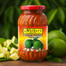 Mother's Recipe Punjabi Mango Pickle – 500g | Authentic North Indian Taste | Spicy & Tangy Mango Achar
