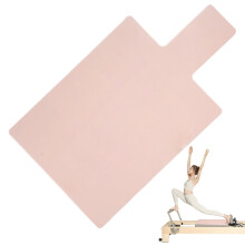 Pilates Reformer Machine Mat 99.6x61cm, Extra Thick Non-Slip Travel Towel, Light Pink Yoga Mat for Reform Bed