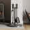 Warwick 5-Piece Fireplace Tool Set with Stand 2