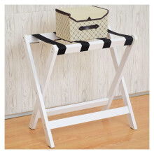 Gepäckablage Faltbares Lagerregal Am Bett 60x40x60 cm Weiß Kleiderständer Boden- bis Deckenregal für Hotels