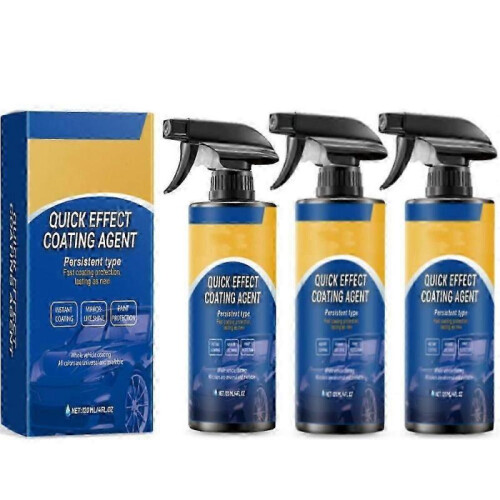 (3pcs) Car coating spray for quick-acting protection and shine