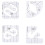 Quilting Templates, Transparent Acrylic, 4-Piece Quilt Ruler Set for Sewing Machine and Patchwork Projects 1