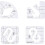 Quilting Templates, Transparent Acrylic, 4-Piece Quilt Ruler Set for Sewing Machine and Patchwork Projects 3