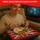 Lap tray Gift Cushioned Bean Bag Padded Base Laptrays Dinner Eating 5