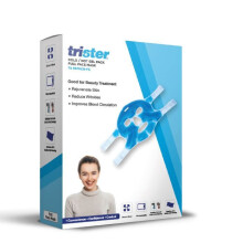 Trister Cold & Hot Gel Pack Full Face Mask TS 597HCB-FC | Reusable Cooling & Heating Face Therapy Mask Puffiness, Headache, Sinus Relief & Relaxation
