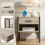 Vida Designs (Grey) Brooklyn 1-Drawer Bedside Cabinet / Nightstand 6