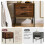 Vida Designs (Dark Wood) Brooklyn 2-Drawer Bedside Cabinet / Nightstand 4