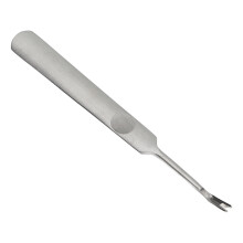 Edelstahl Leder-Groover Klein V- & U-Typ 95 mm Schräger Werkzeug