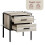 Vida Designs (Grey) Brooklyn 2-Drawer Bedside Cabinet / Nightstand 7