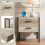 Vida Designs (Grey) Brooklyn 2-Drawer Bedside Cabinet / Nightstand 6