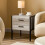 Vida Designs (Grey) Brooklyn 2-Drawer Bedside Cabinet / Nightstand 5