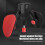 Inner Thigh Training Equipment, Multifunctional Leg Trainer with Counters, Hip Trainer Accessory in Discreet Black 2