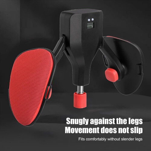Inner Thigh Training Equipment, Multifunctional Leg Trainer with Counters, Hip Trainer Accessory in Discreet Black 1
