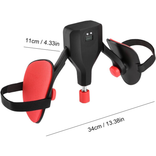 Inner Thigh Training Equipment, Multifunctional Leg Trainer with Counters, Hip Trainer Accessory in Discreet Black 2