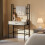 Vida Designs (Grey) Brooklyn 1-Drawer Dressing Table / Makeup Desk 1