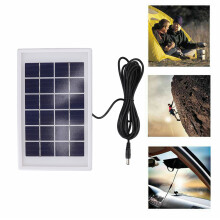 3W 6V Halbstarre polykristalline Solarplatte für Auto, Boot, Garten 22x13,5cm