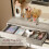 Vida Designs (Grey) Brooklyn 1-Drawer Dressing Table / Makeup Desk 3