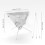 Camping Fire Pit Portable Outdoor Fire Pit with Removable Camping Stove, Multifunctional Triangular Design for Barbecue and Heating 5