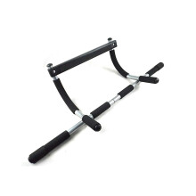 Indoor Workout Door Frame Pull Up Bar Adjustable Chin Up Bar for Home Fitness, Heavy-Duty Steel, Fits Standard Doorways