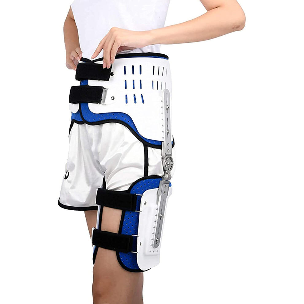 Adjustable Hip Orthosis for Adults, Hip Joint Abduction Support, Stabilizer Brace for Pain Relief, Size Medium