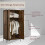 Vida Designs (Dark Wood) Brooklyn 2 Door Industrial Wardrobe Storage Unit 3
