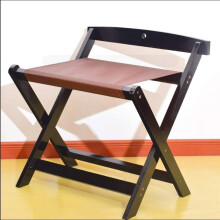 Luggage Rack Foldable Wooden Luggage Rack, Floor Rack for Suitcases, Stable and Space-Saving, 2 Levels