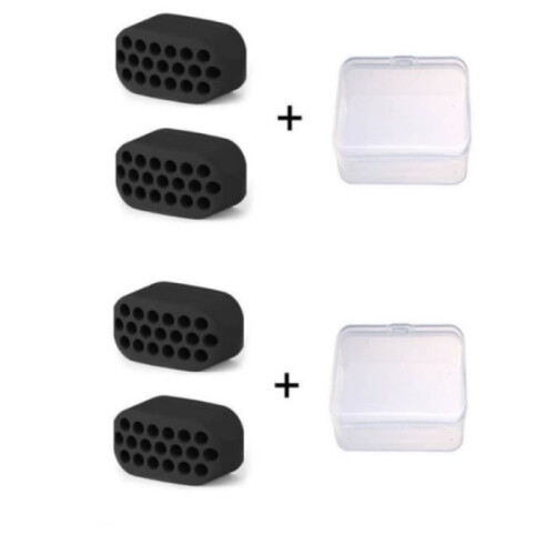 INF Jawline Exerciser 4 Pieces Black 2