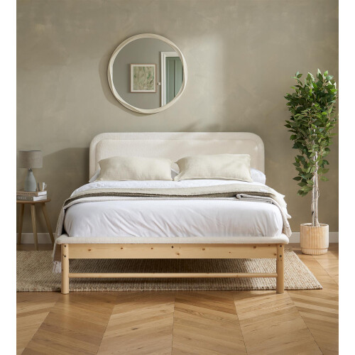 Birlea Emmi Scandi King Bed White Birlea