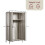 Vida Designs (Grey) Brooklyn 2 Door Industrial Wardrobe Storage Unit 7