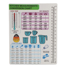 Küche Umrechnungstabelle Magnetische Gewicht Flüssigkeit Temperatur Guide Kochen Accessory1Pc