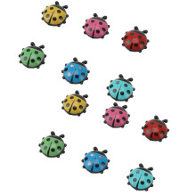12 stücke Harz Marienkäfer Geformt Kühlschrank Magnete Home Küche Niedlichen Cartoon Dekorative Kühl