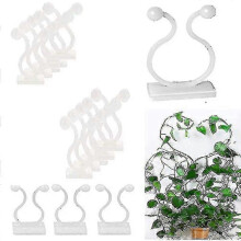 50 stück Anlage Clips Kabelbinder Selbst-adhesive Anlage Klettern Wand Befestigungs Clips Anlage Unt