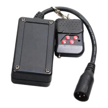 Tragbarer 3-poliger XLR-Funkfernbedienungsempfänger für Rauchnebelmaschine, DJ-Bühnencontroller, Rez
