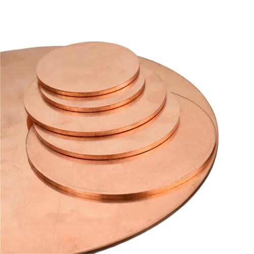 DIY T2 Copper Disc, Round Plate, 20-200mm Diameter, 1.5-3mm Thickness, Copper Material, Multiple Sizes Available