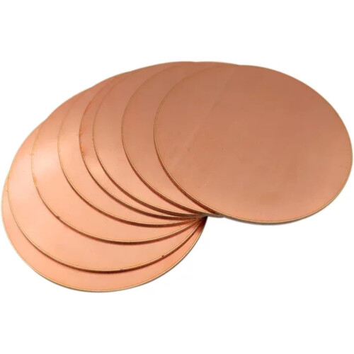 DIY T2 Copper Disc, Round Plate, 20-200mm Diameter, 1.5-3mm Thickness, Copper Material, Multiple Sizes Available 1