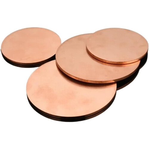 DIY T2 Copper Disc, Round Plate, 20-200mm Diameter, 1.5-3mm Thickness, Copper Material, Multiple Sizes Available 2