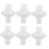 Inline-CPAP-Filter, 6er-Pack CPAP-Filter, hypoallergene Filter für Dreamstation CPAP-Geräte, Ersatz 1