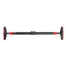 Door Frame Pull Up Bar Adjustable Length 95-130CM Non-Slip Grip Strength Training Equipment for Home Use