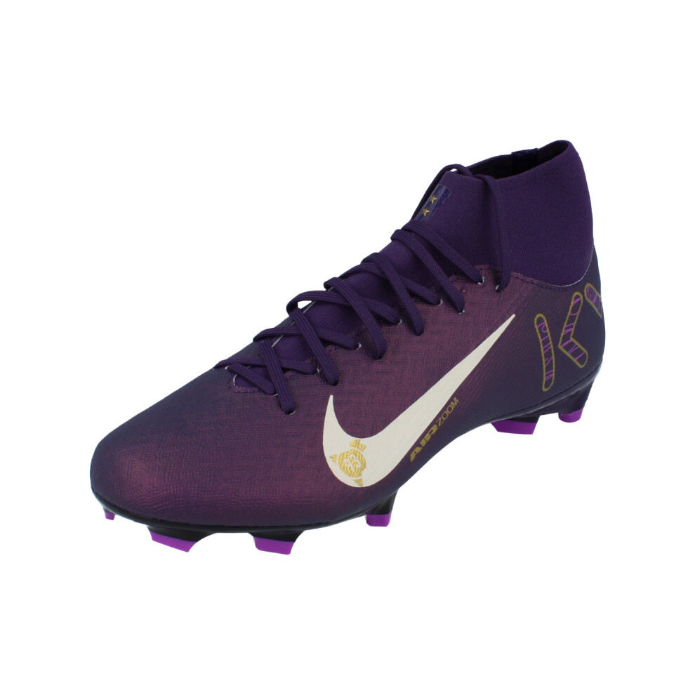 Nike (9) Zoom Superfly 10 Academy Km Fg/Mg Mens Football Boots Hj7309 Soccer Cleats Purple