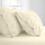 (Cream, Pillow Case Pair) Fitted Bed Sheet Extra Deep 25cm Single Double King Bed Sizes 1