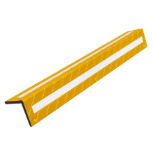 Wand-Eckschutz L-Förmige Gummisäule 0,3/0,4 Zoll Dick Stoßfester Reflektierender Garagen Eckschutz Gelb 5 Stück