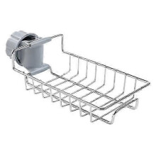 Schwammbürstenhalter Regal Wasserhahn Lagerung Trocknen Abtropffläche Rack Küche Organizer
