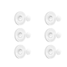 6 Stück magnetische Fernbedienungshalter, Fernbedienungs-Organizer zur Wandmontage, sehr stabil, sel