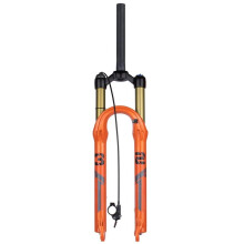 Rebound Adjustment Mountain Bike Fork, 100mm Air Suspension Front Fork, 9mm Axle, Remote Locking, 29 Inch Disc Brake